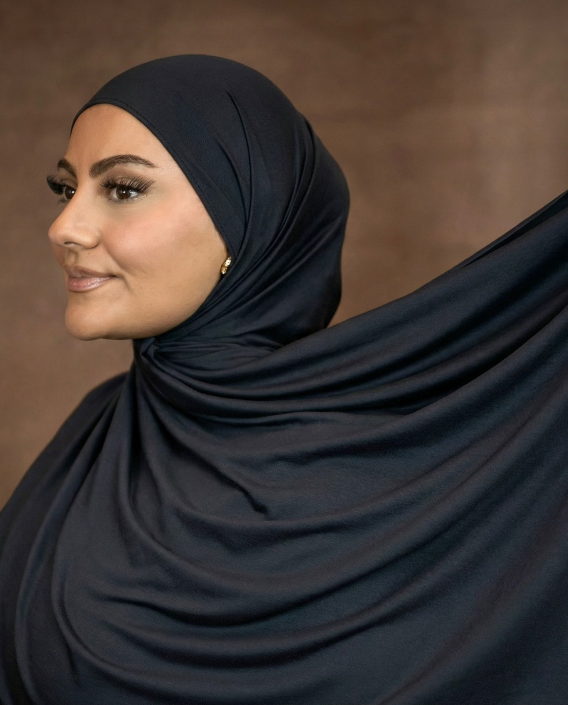 ENYSSA JERSEY SCHAL - ANTHRAZIT