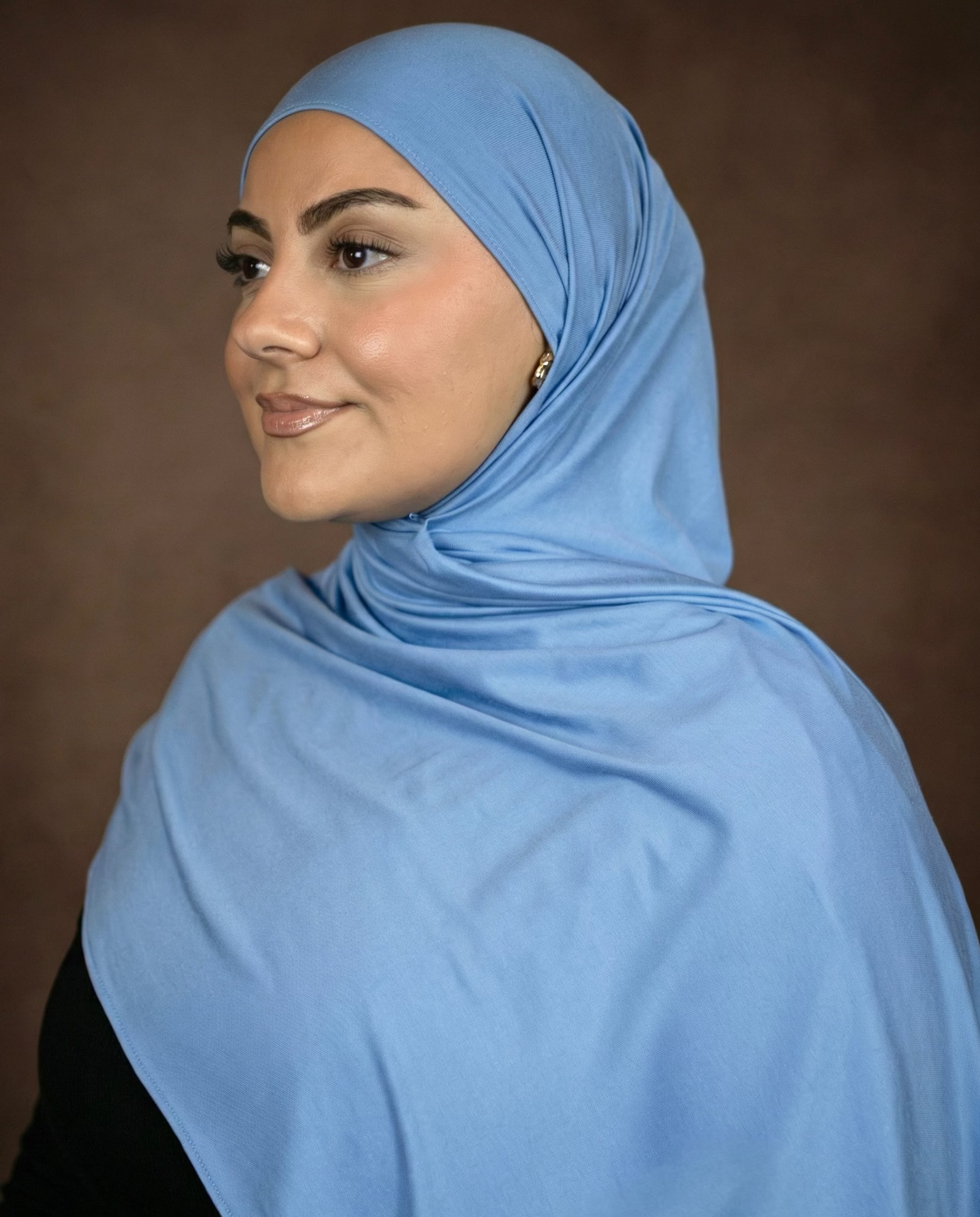 ENYSSA JERSEY SCHAL - SKY