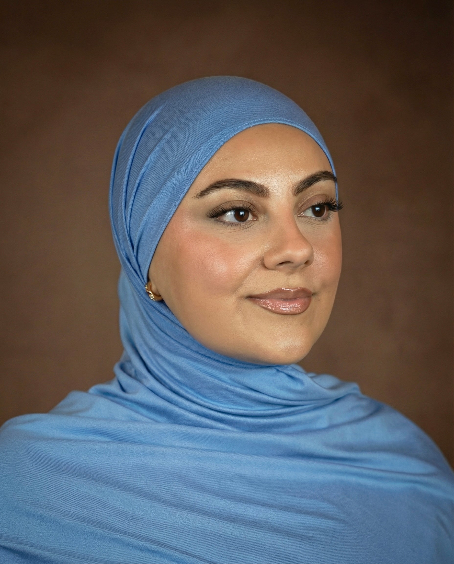 ENYSSA JERSEY SCHAL - SKY