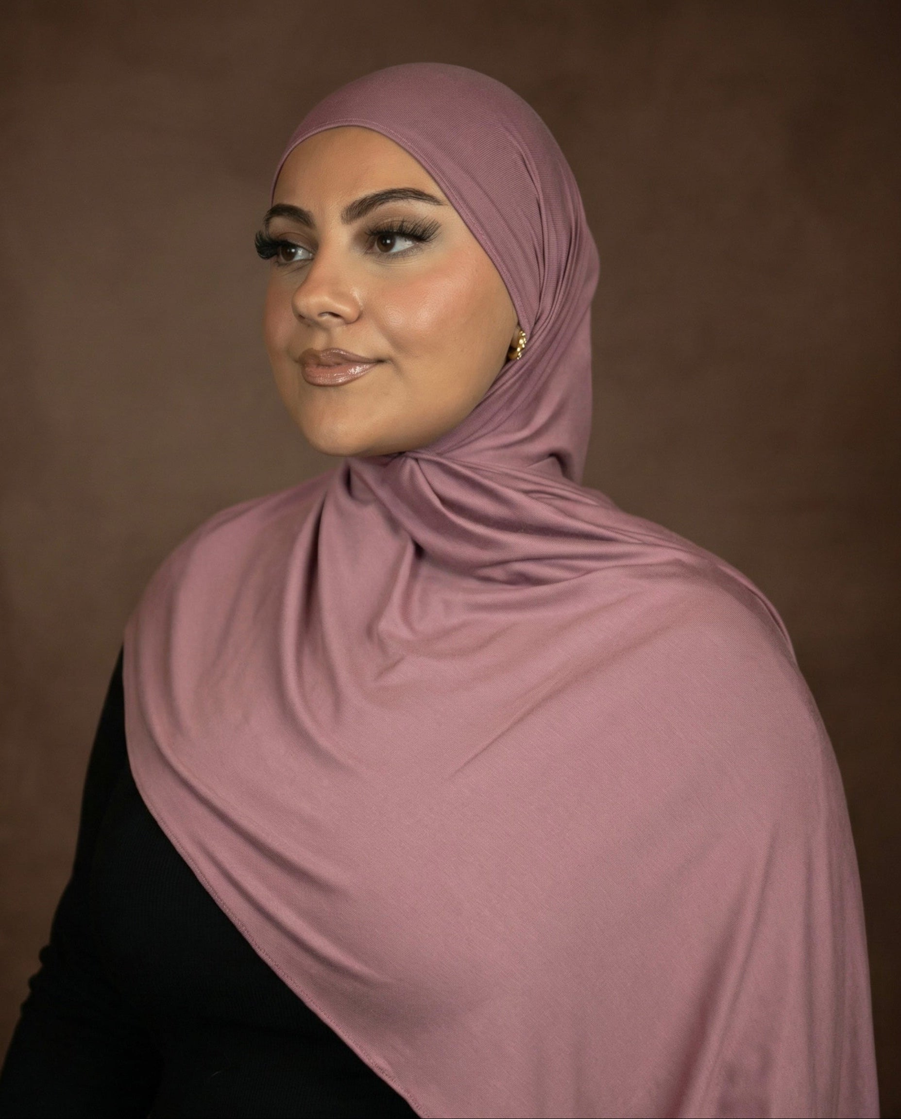 ENYSSA JERSEY SCHAL - ROSE